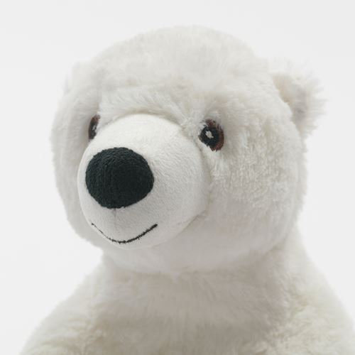 IKEA - SNUTTIG, yumuşak oyuncak, beyaz, 29 cm