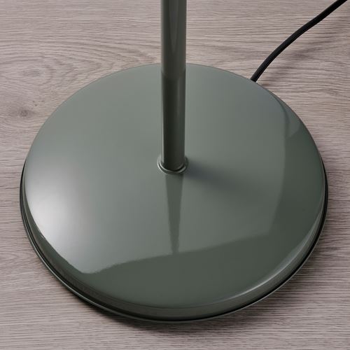 IKEA - RÖDFLIK, floor/reading lamp, grey-green