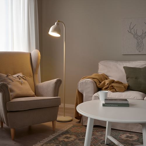 IKEA - RÖDFLIK, floor/reading lamp, light beige