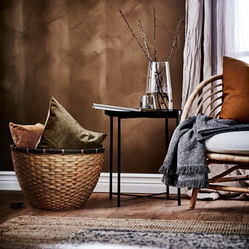 IKEA - LOVRAFSA, basket, bamboo, 50x32 cm