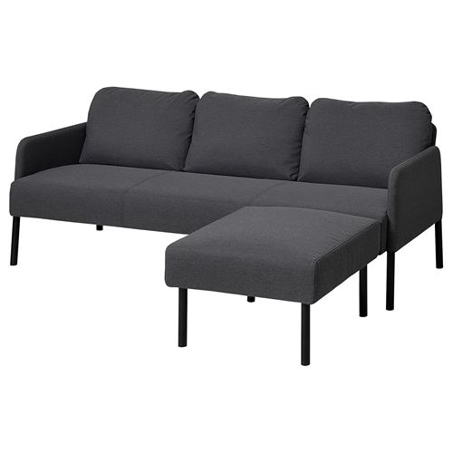 uzanma koltuklu 3'lü kanepe