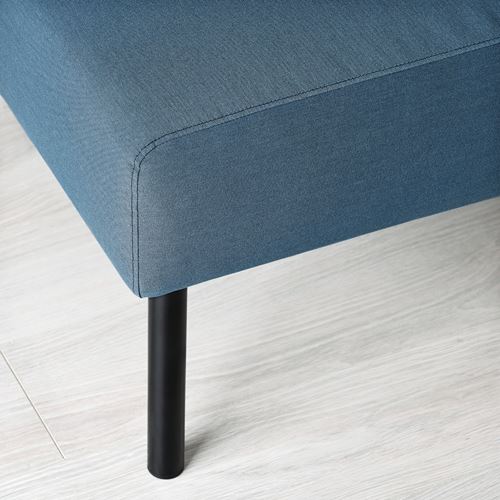 IKEA - GLOSTAD, footstool, knisa medium blue