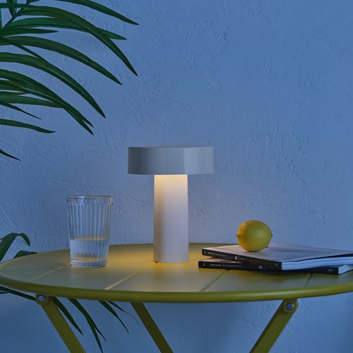 IKEA - SOLVINDEN, LED'li masa lambası, beyaz, 20 cm