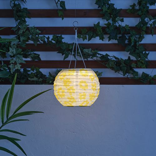 IKEA - SOLVINDEN, LED solar-powered lighting, yellow-white, 22 cm