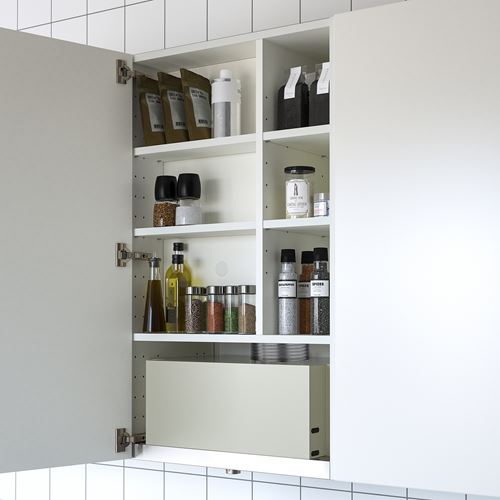 IKEA - METOD, extractor cabinet frame, white, 60x37x80 cm