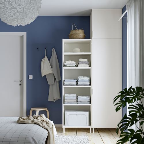 IKEA - PLATSA/FONNES, PLATSA wardrobe, white, 120x57x251 cm