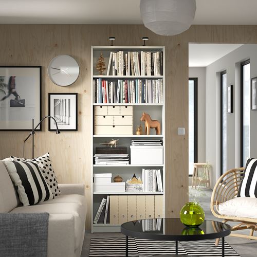 IKEA - BILLY, bookcase, white, 80x28x202 cm