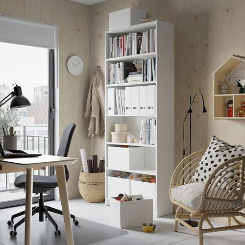 IKEA - BILLY, bookcase, white, 80x28x202 cm