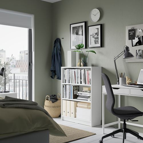 IKEA - BILLY, bookcase, white, 80x28x106 cm