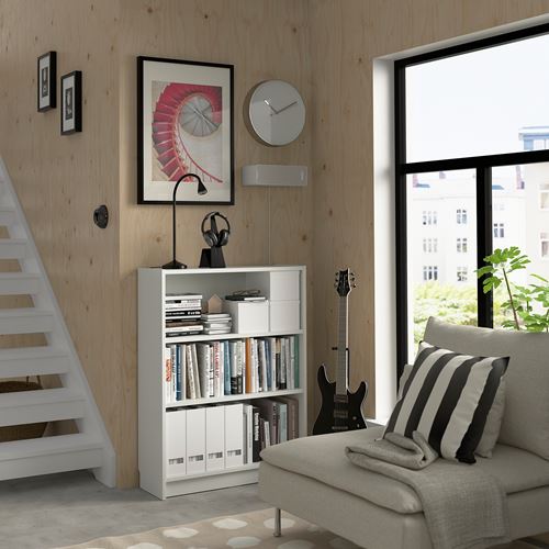 IKEA - BILLY, bookcase, white, 80x28x106 cm