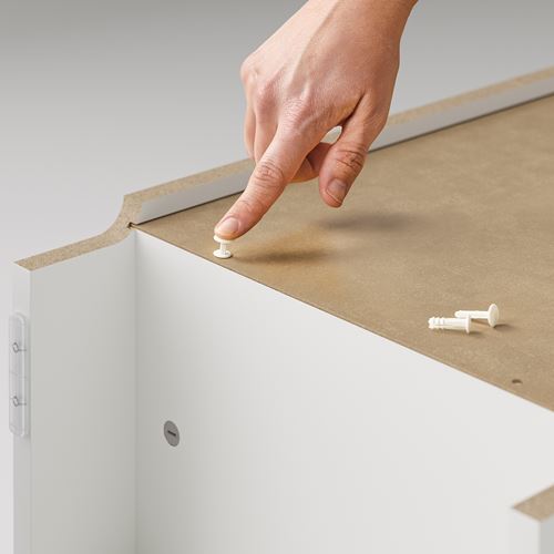 IKEA - BILLY, bookcase with drawers, white, 80x30x202 cm
