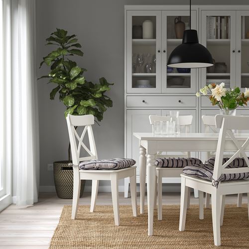 IKEA - VATTENMOTT, chair pad, grey, 40x38x5.0 cm