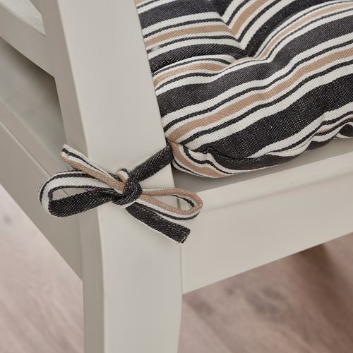 IKEA - VATTENMOTT, chair pad, grey, 40x38x5.0 cm