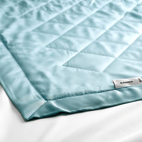 IKEA - BLANEPETA, single duvet, light blue, cool