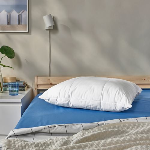 IKEA - SENAPSMOTT, high pillow, white, 50x60 cm