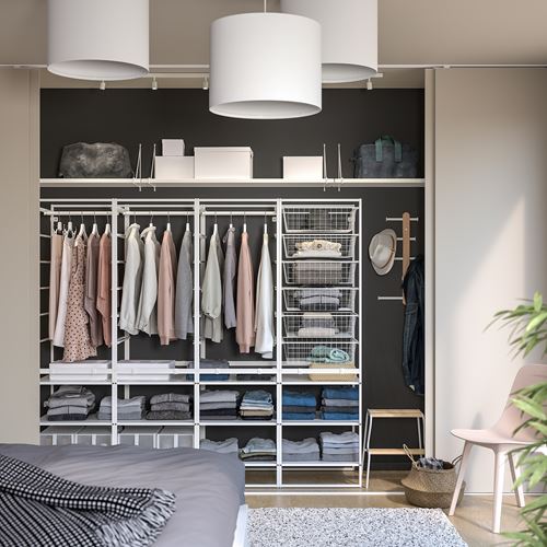 IKEA - JONAXEL, clothes storage, white, 198x51x173 cm