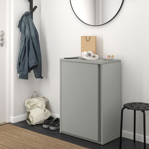 IKEA - SUNDSÖ, cabinet with door, grey, 60x35x86 cm