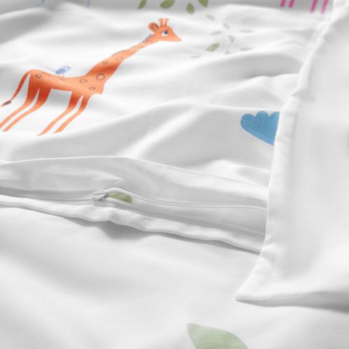 IKEA - BERGFINK, çocuk nevresim takımı, çok renkli, 150x200/50x60 cm