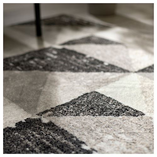 IKEA - TILLFART, large rug, grey/multicolour, 160x230 cm
