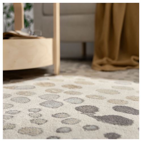 IKEA - DUBBELFIL, large rug, beige, 160x230 cm
