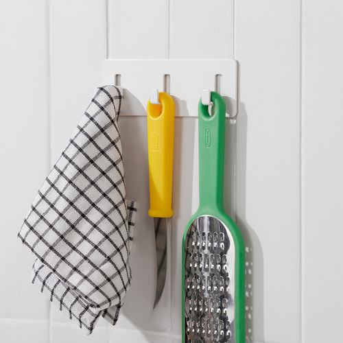 IKEA - GALTBOX, adhesive hook, white