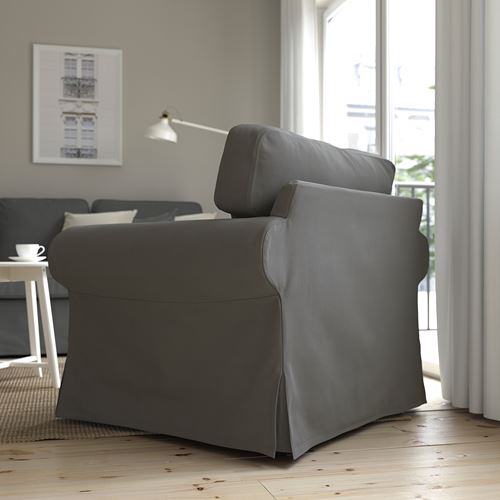 IKEA - EKTORP, armchair, Hakebo dark grey