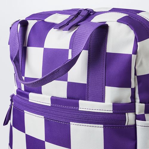 IKEA - STARTTID, backpack, white-lilac, 27x9x38 cmx12 l