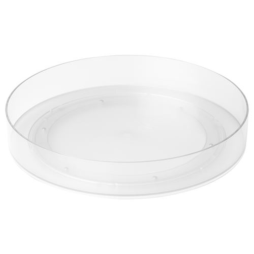 IKEA - KLIPPKAKTUS, lazy susan, transparent, 28 cm