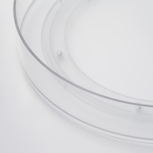 IKEA - KLIPPKAKTUS, lazy susan, transparent, 28 cm