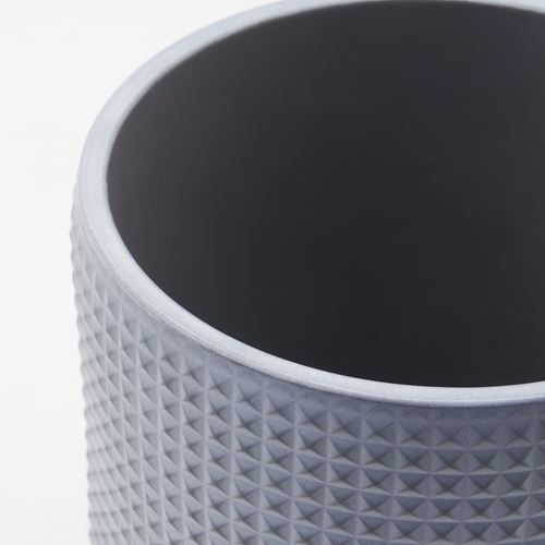 IKEA - BACKDRAG, beton saksı, beyaz-gri, 12 cm