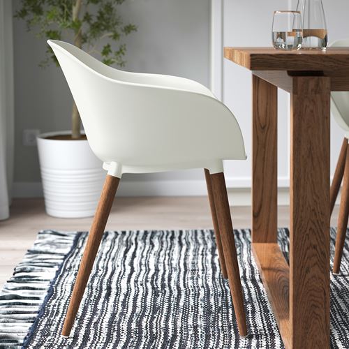 IKEA - GRÖNSTA, chair with armrests, white