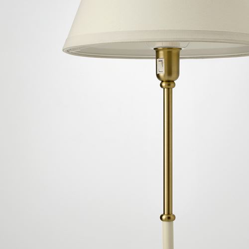 IKEA - FLYGHÖJD, floor lamp, brass-beige