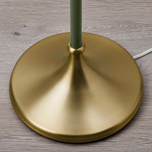 IKEA - FLYGHÖJD, yer lambası, pirinç-yeşil-gri, 143 cm