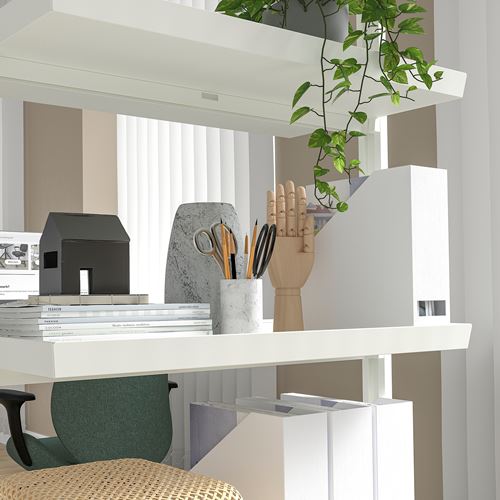 IKEA - MITTZON, office separator, white, 85x205 cm