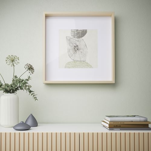 IKEA - SANNAHED, photo frame, birch effect, 50x50 cm