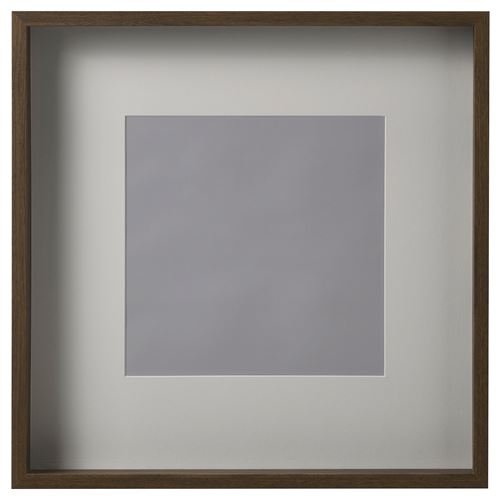 IKEA - SANNAHED, photo frame, walnut effect, 50x50 cm