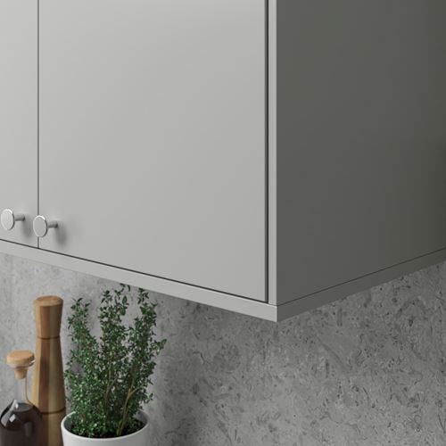 IKEA - HAVSTORP, dekoratif şerit, açık gri, 221 cm