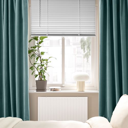 IKEA - VECKLARFLY, venetian blind, white, 100x155 cm