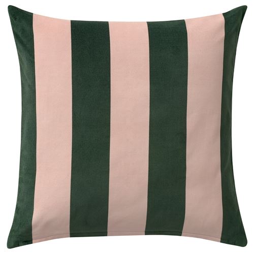 IKEA - IDGRAN, lace pillow cover, pink/green, 50x50 cm