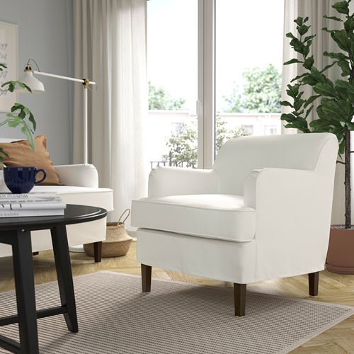 IKEA - ROCKSJÖN, armchair, Blekinge white