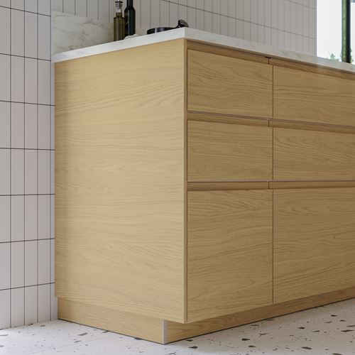 IKEA - VOXTORP, cover panel, oak effect, 39x86 cm