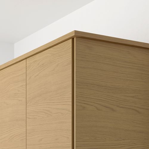 IKEA - VOXTORP, decorative strip, oak effect, 221 cm