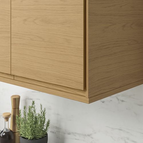 IKEA - VOXTORP, decorative strip, oak effect, 221 cm