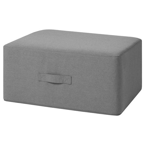 IKEA - VITHALL, mattress-pouffe, vissle grey, 80x200 cm