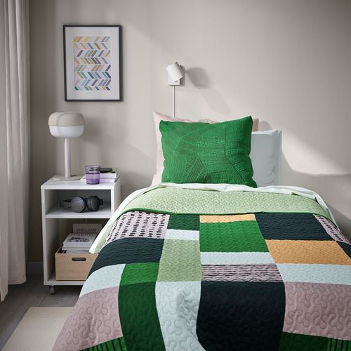 IKEA - TALLSVARMARE, bedspread/blanket, multicolour, 160x250 cm