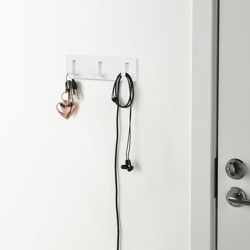IKEA - GALTBOX, adhesive hook, white