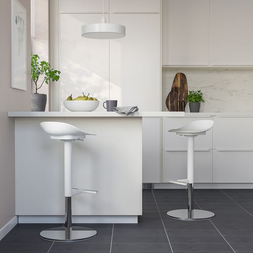 IKEA - JANINGE, bar stool, white, 76 cm