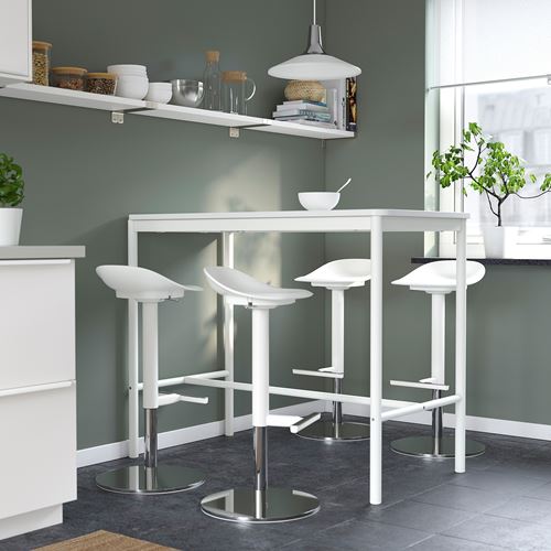 IKEA - JANINGE, bar stool, white, 76 cm