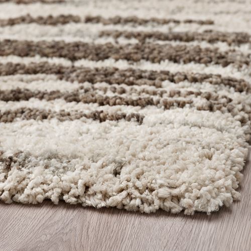 IKEA - RAKSTRACKA, large rug, grey-off/white, 200x300 cm