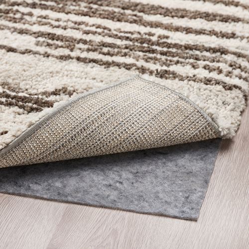 IKEA - RAKSTRACKA, large rug, grey-off/white, 200x300 cm